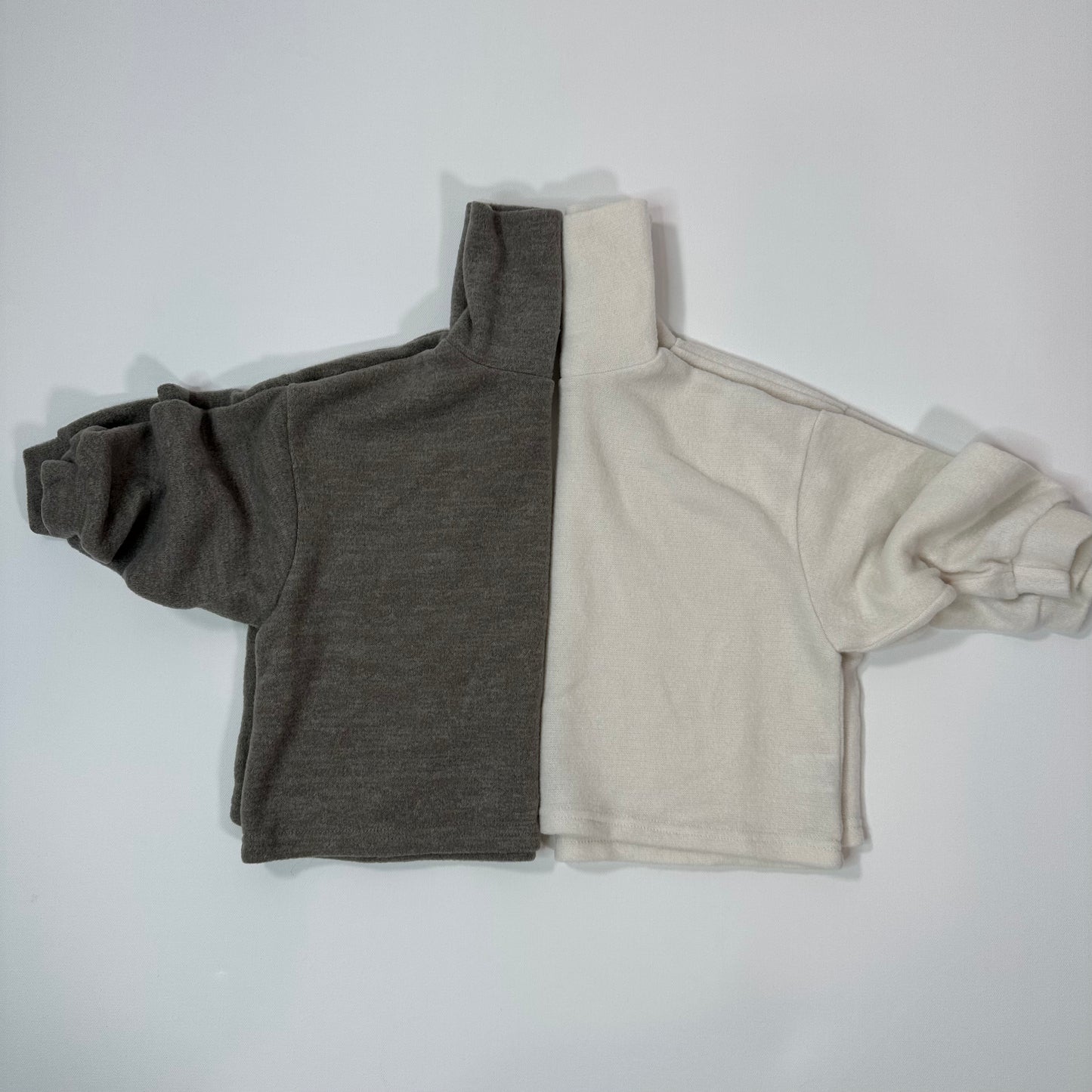 Soft Relaxed Fit Turtleneck Top