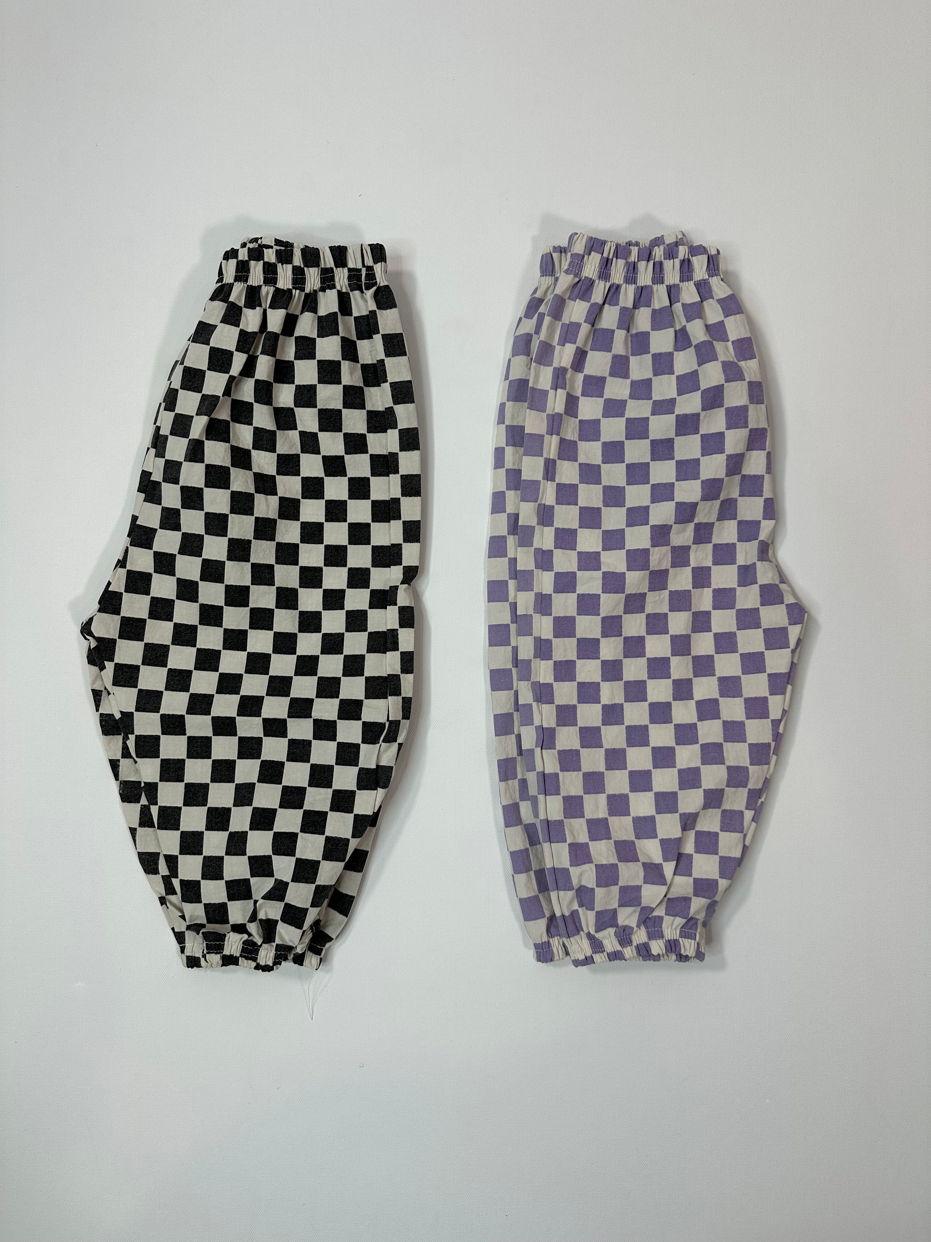 Checkered Spring Lightweight Pants