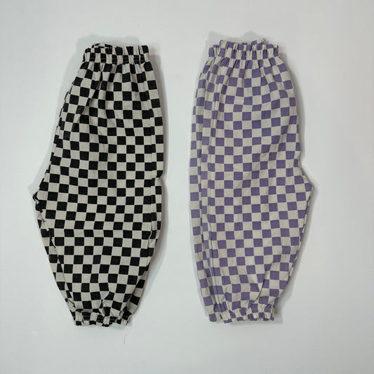 Checkered Spring Lightweight Pants