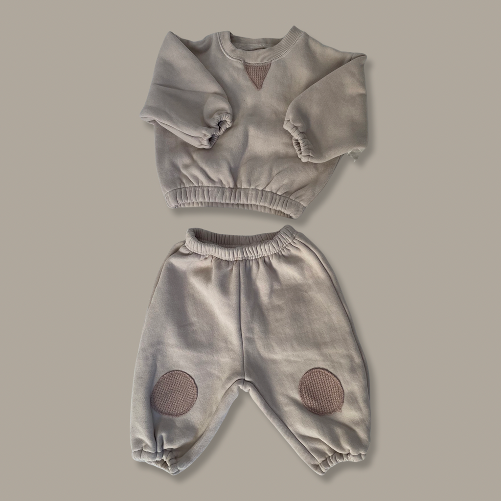 Neutral Knee Patch Jogger Set