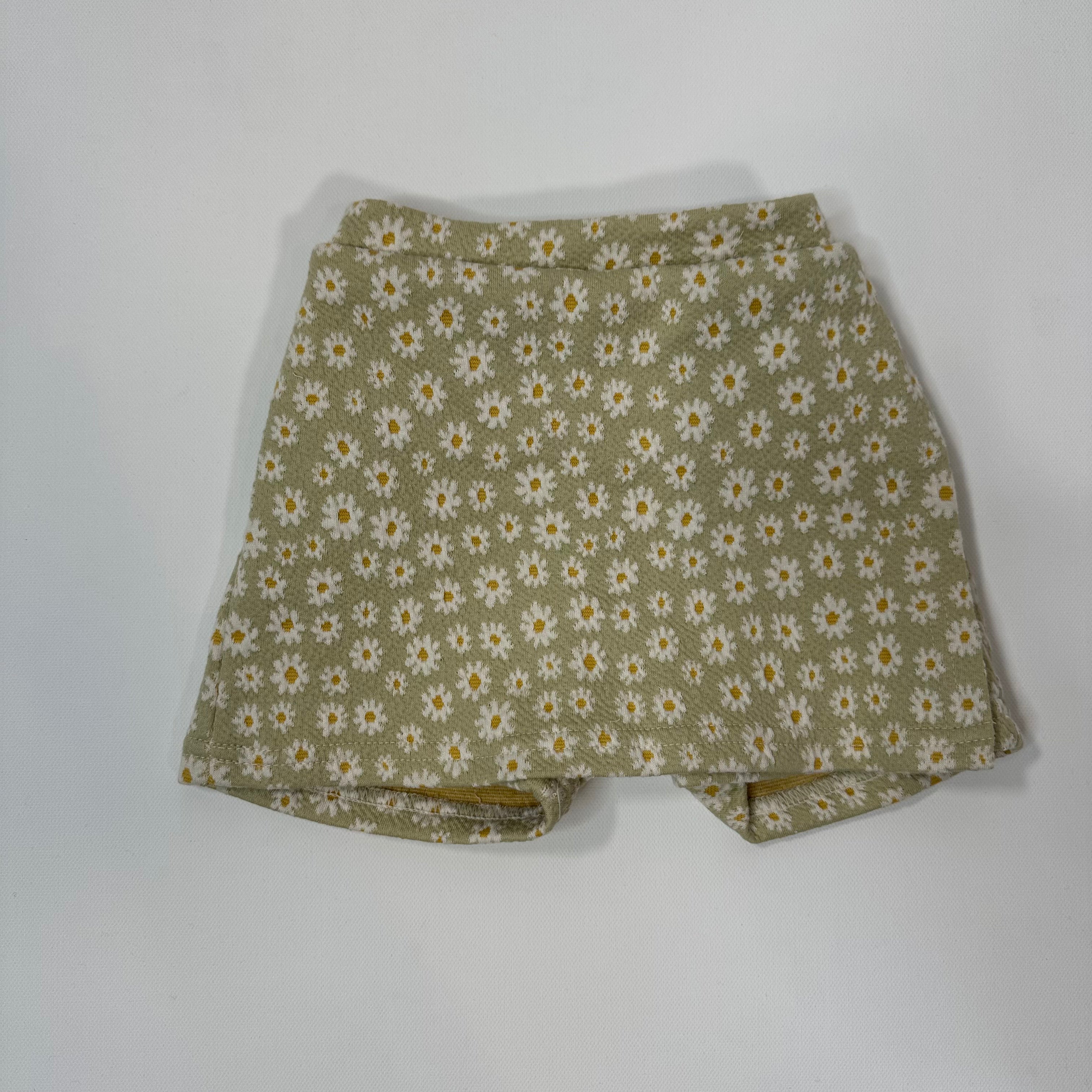 Daisy Floral Toddler Skort