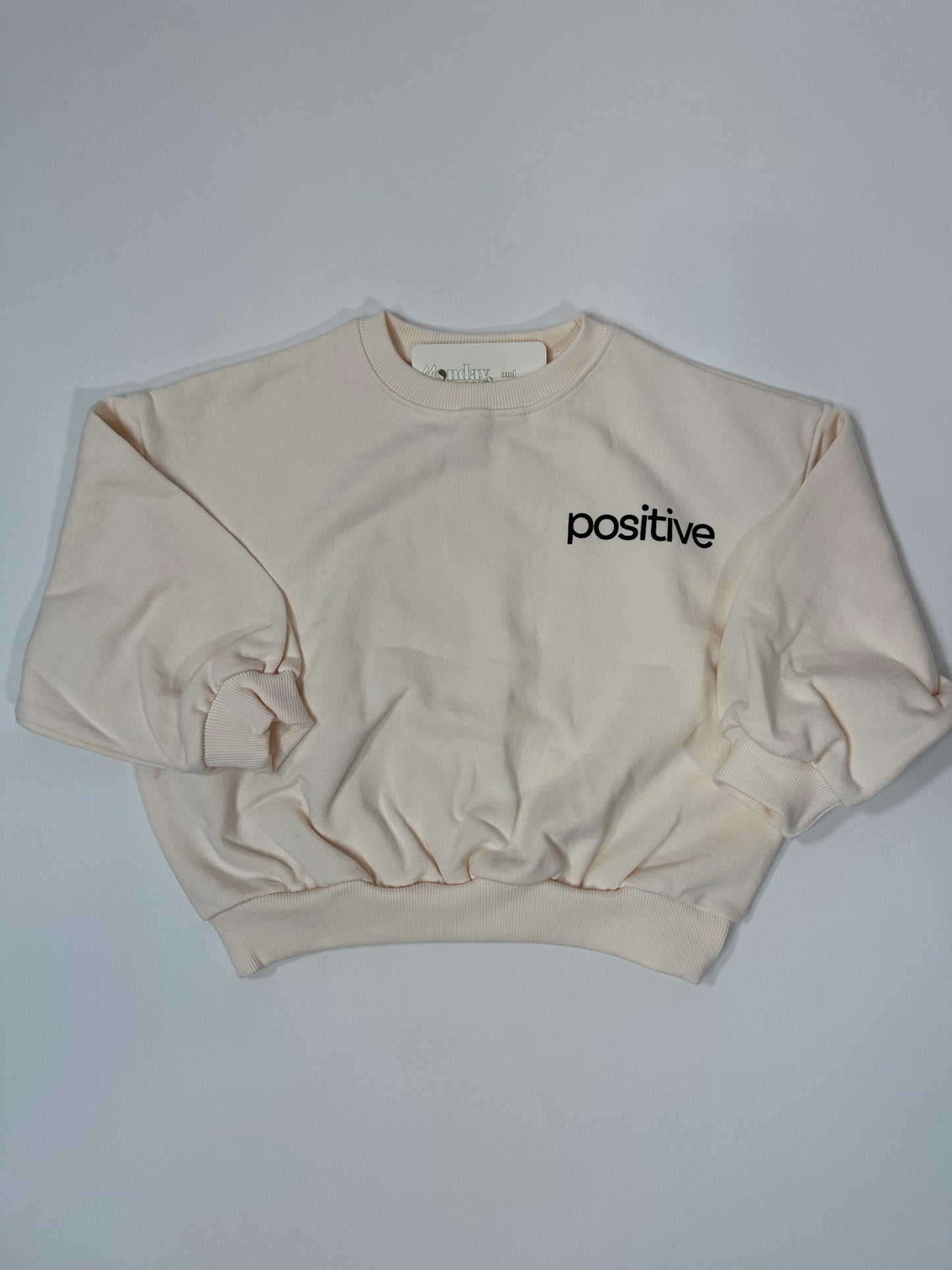 Stay Positive Smiley Daisy Sweatshirt