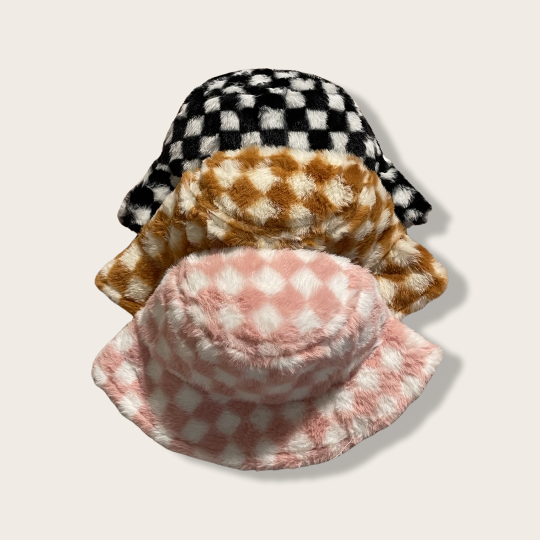 Checkered Bucket Hat