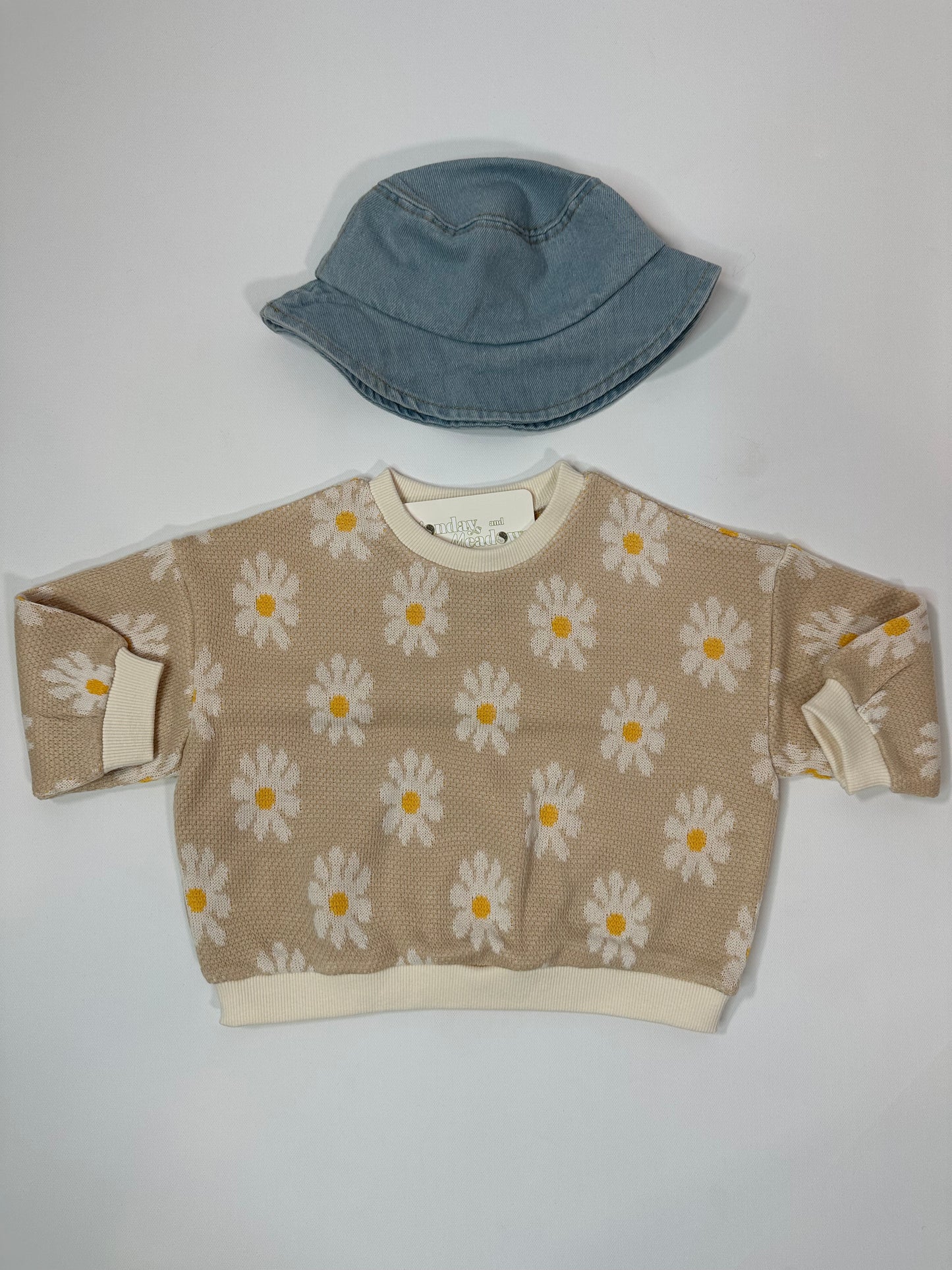 Daisy Knit TODDLER Sweatshirt