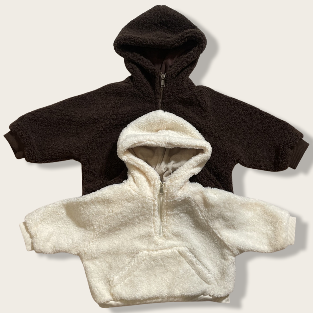 Teddy Sherpa Half Zip Pullover