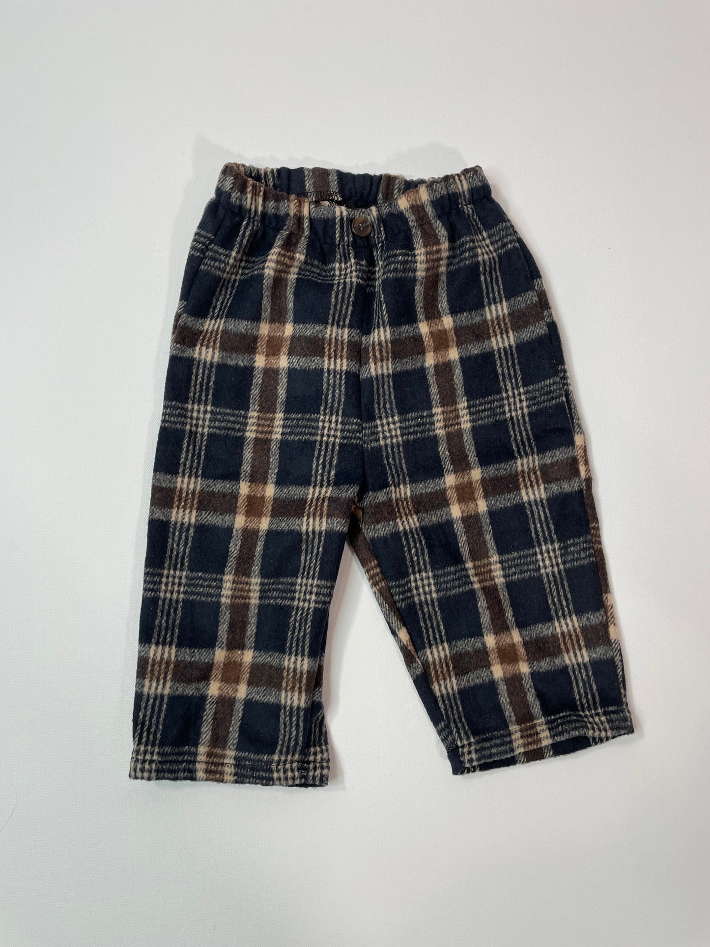 Plaid Relaxed Fit Pants