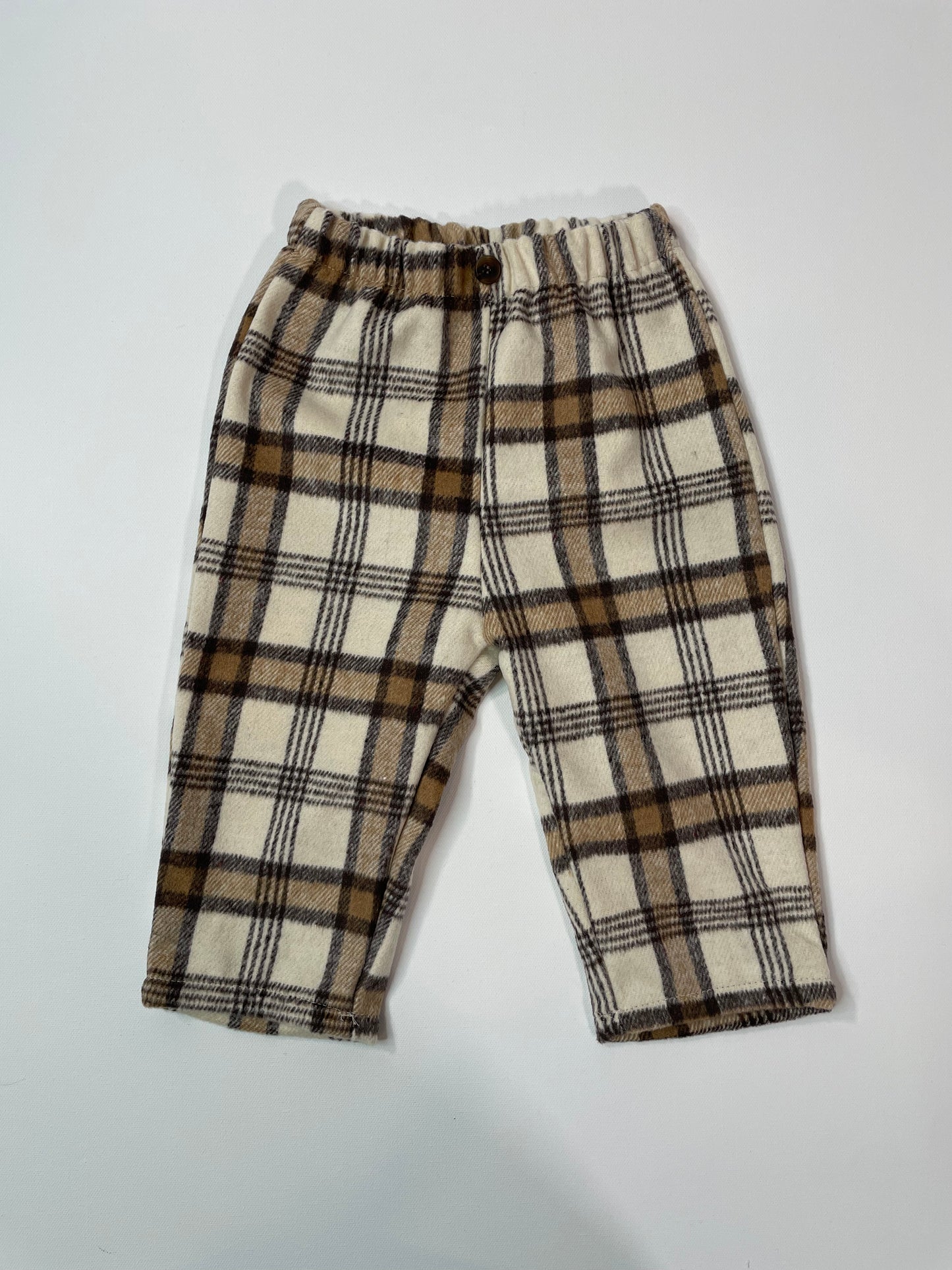 Plaid Relaxed Fit Pants