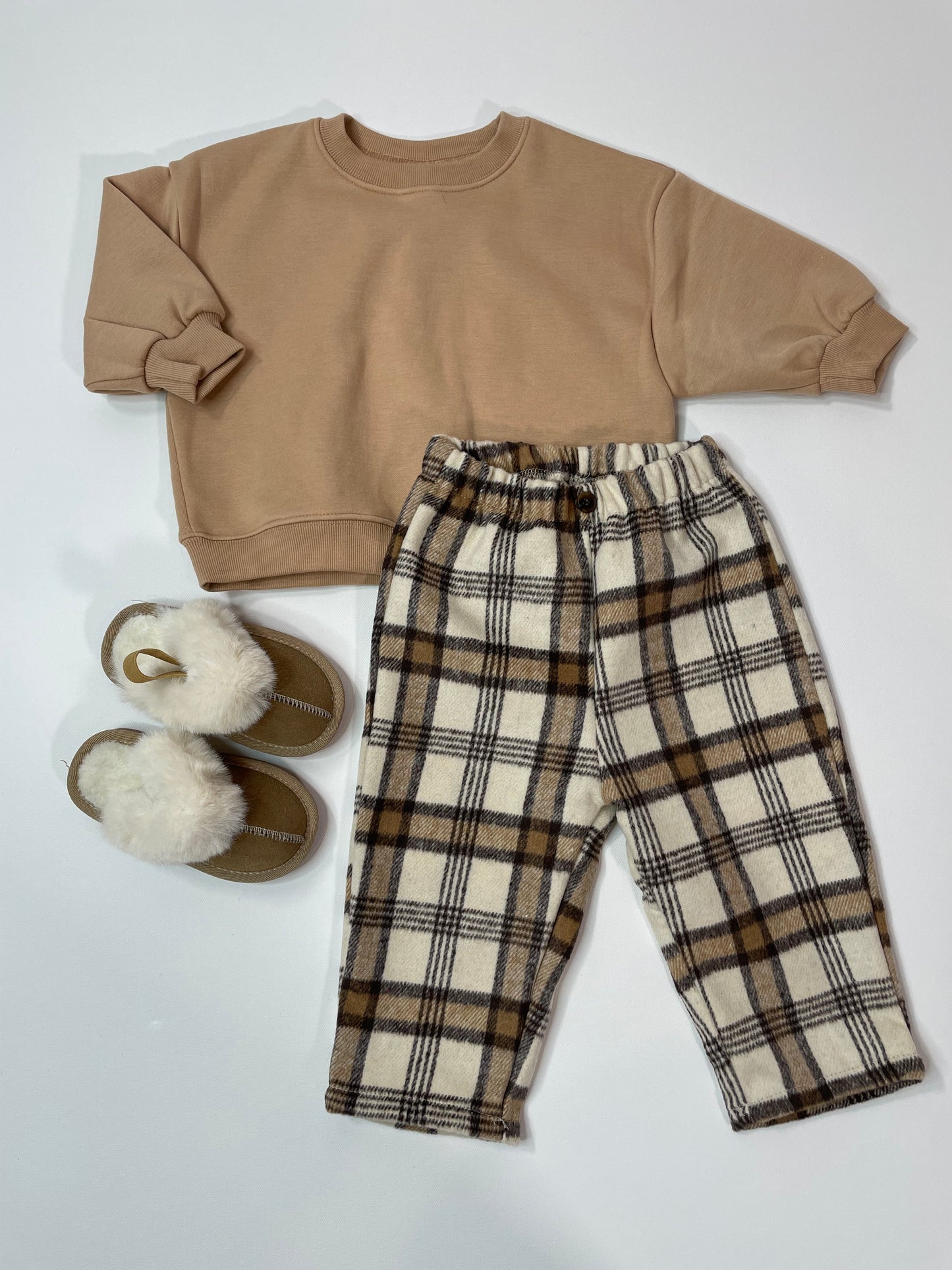 Plaid Relaxed Fit Pants