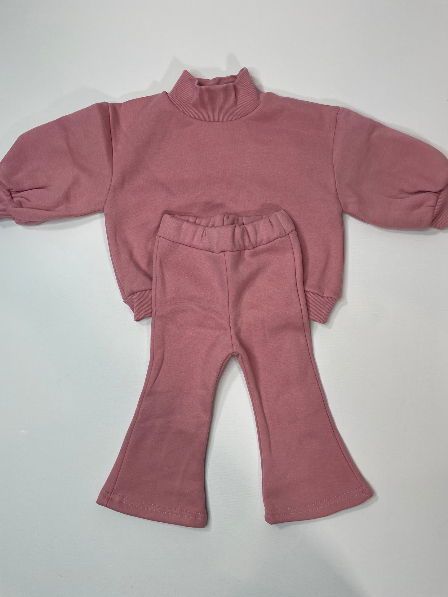 Sweatshirt and Flared Pants Set