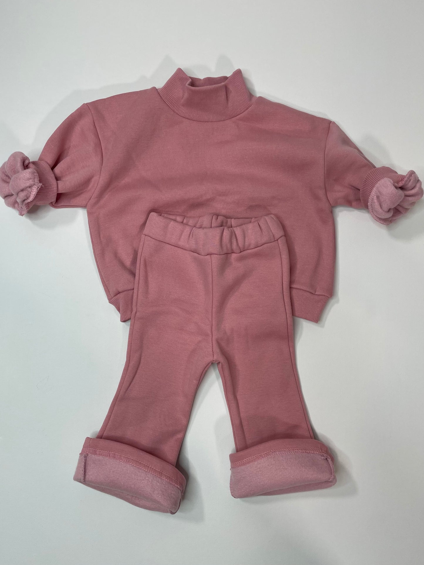 Sweatshirt and Flared Pants Set