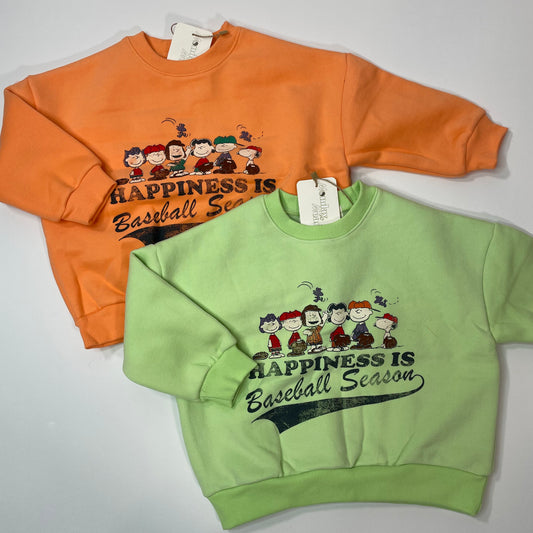 Happiness is Baseball Season Sweatshirt