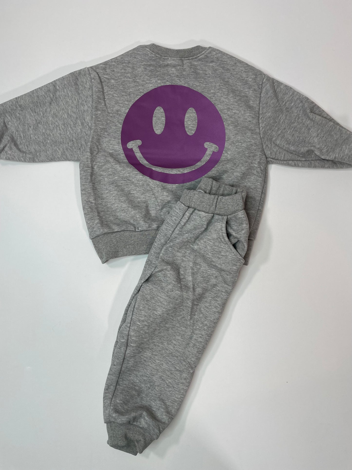 Smiley Fleece Lined Set