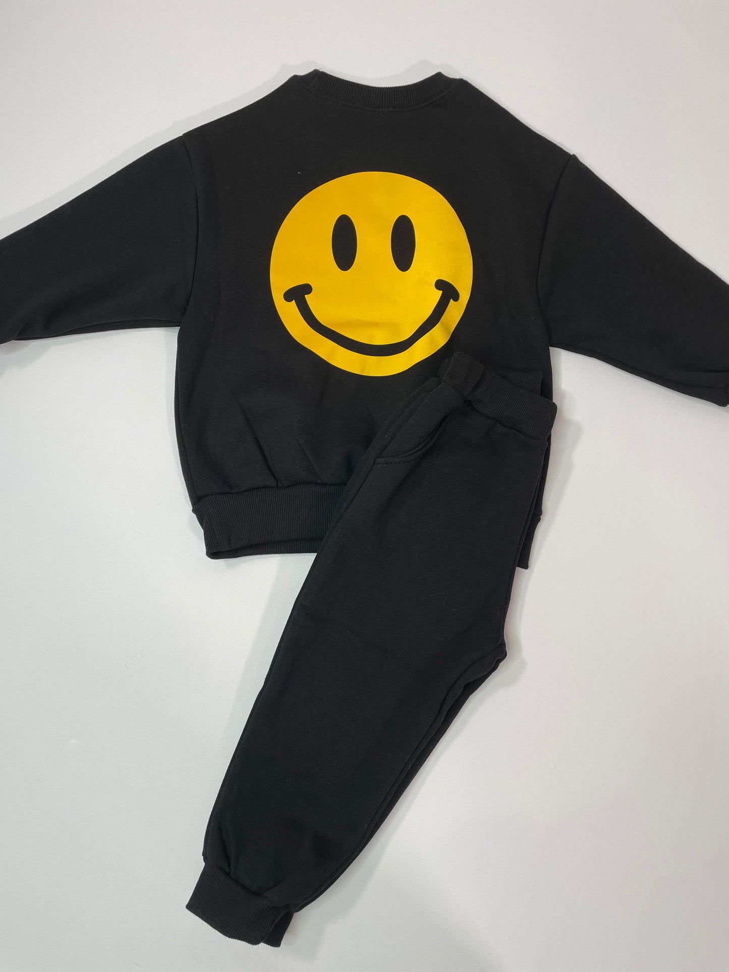 Smiley Fleece Lined Set