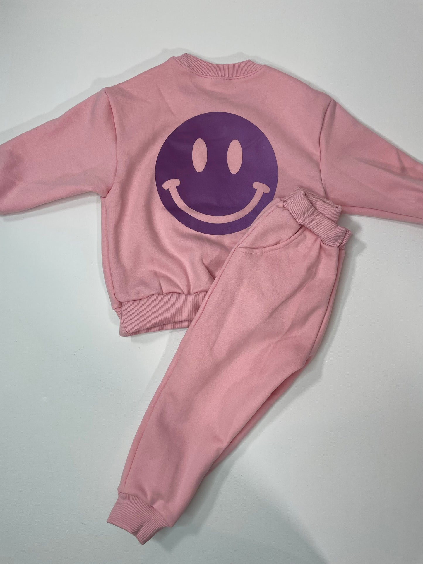 Smiley Fleece Lined Set