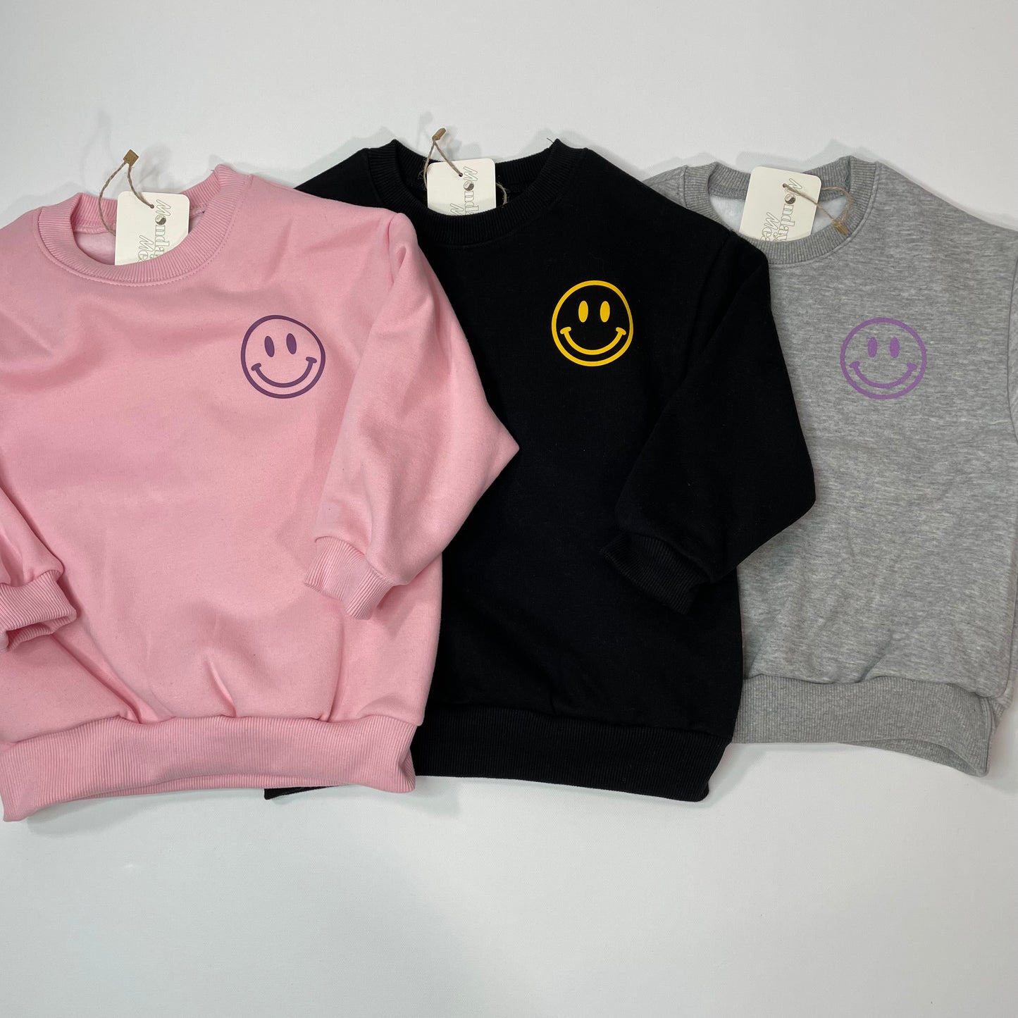 Smiley Fleece Lined Set