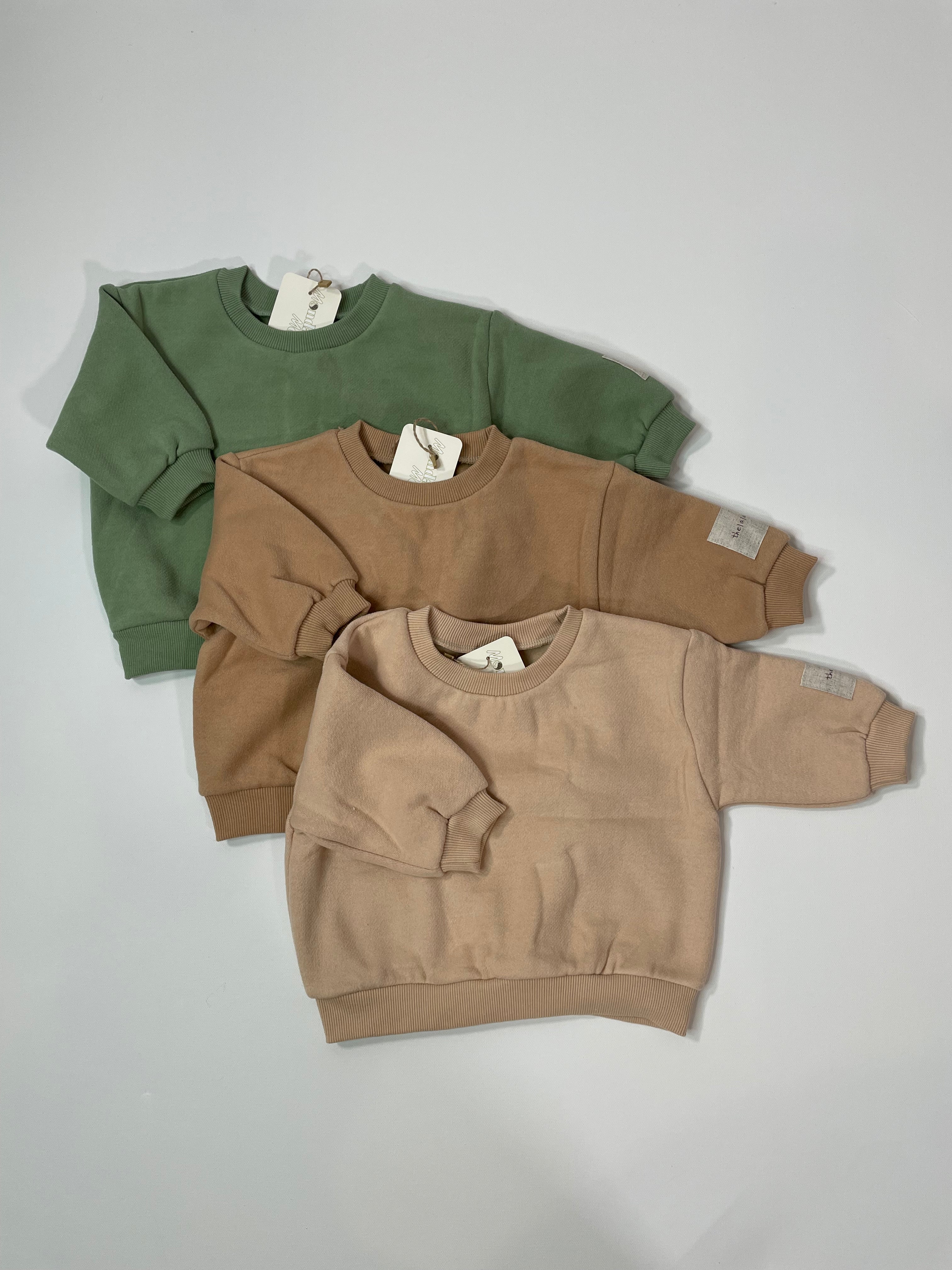 Basic Neutral Sweatshirt Crewneck