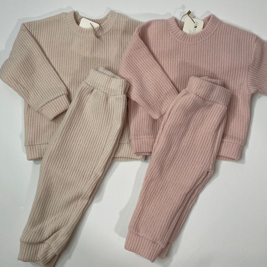 Everyday Ribbed Fleece Set