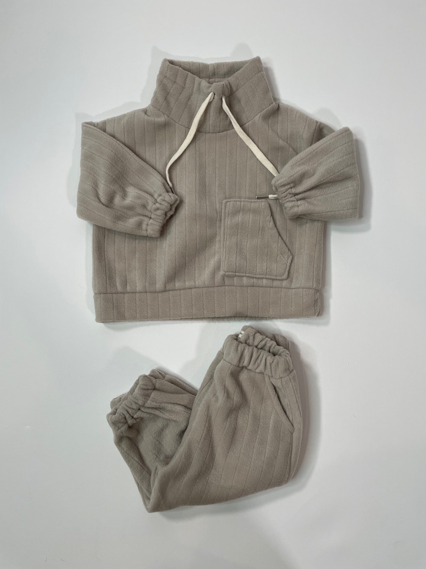 Thick Ribbed Fleece Set