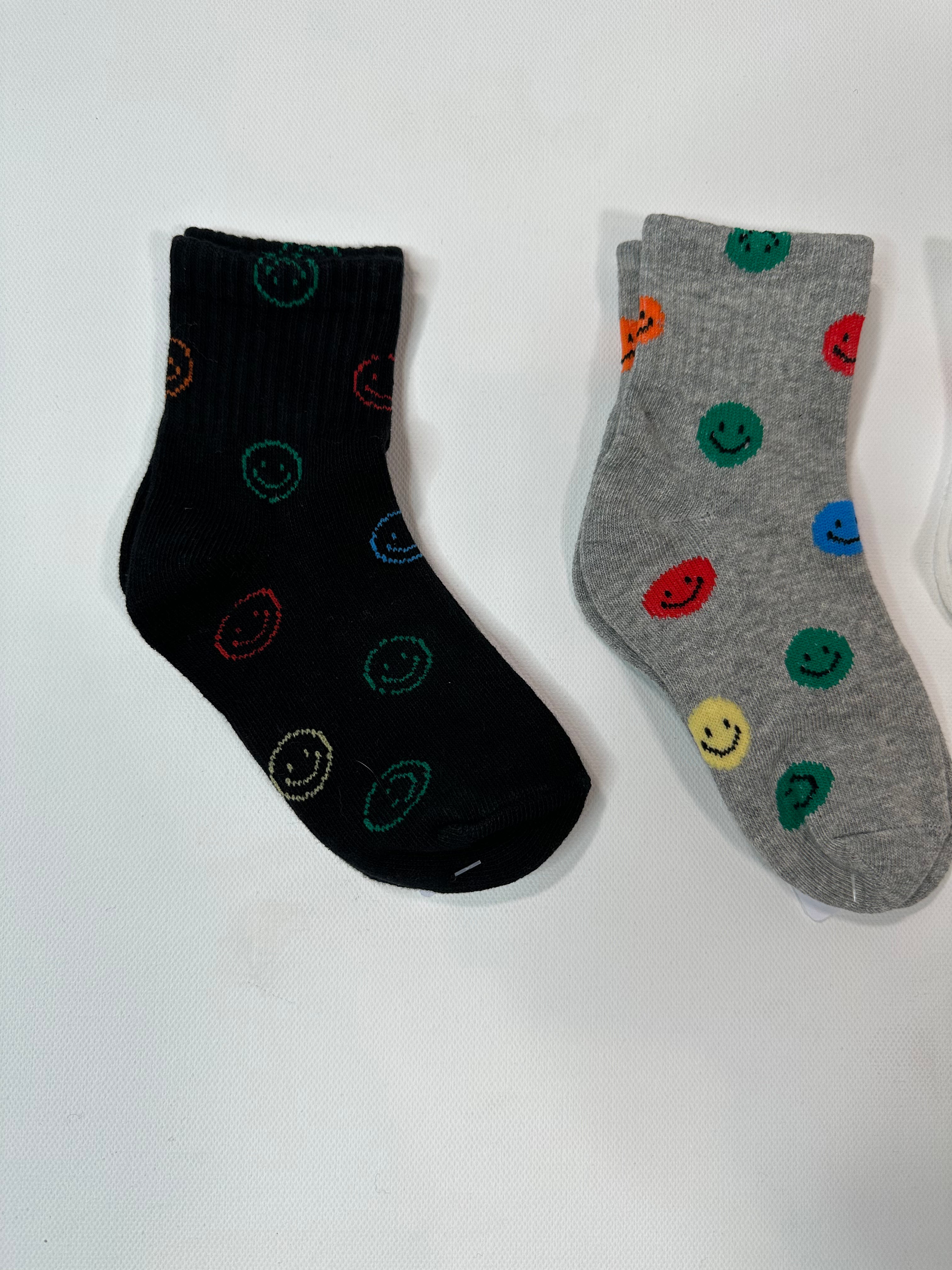 MultiColor Smiley Socks (5 Pairs)