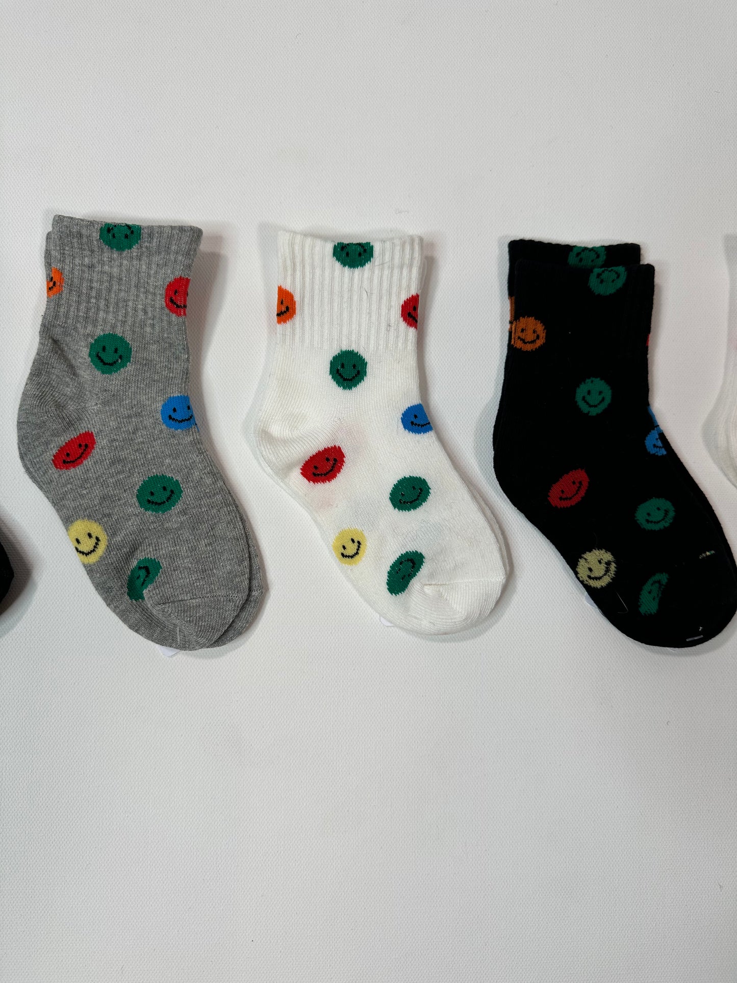 MultiColor Smiley Socks (5 Pairs)