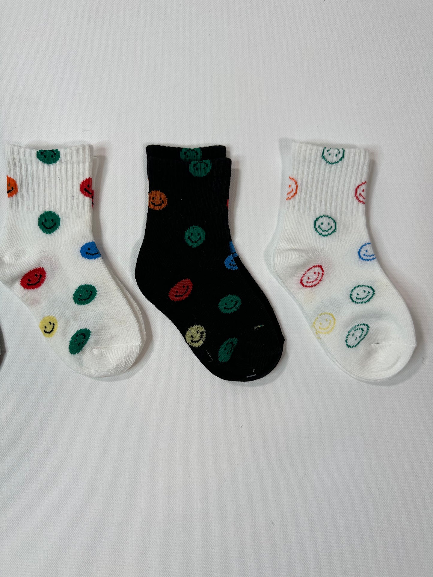 MultiColor Smiley Socks (5 Pairs)