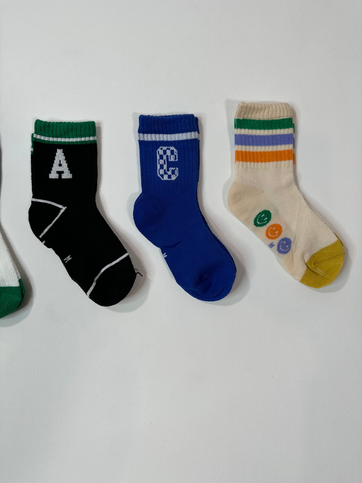 Kind Striped Smiley Socks (5 Pairs)