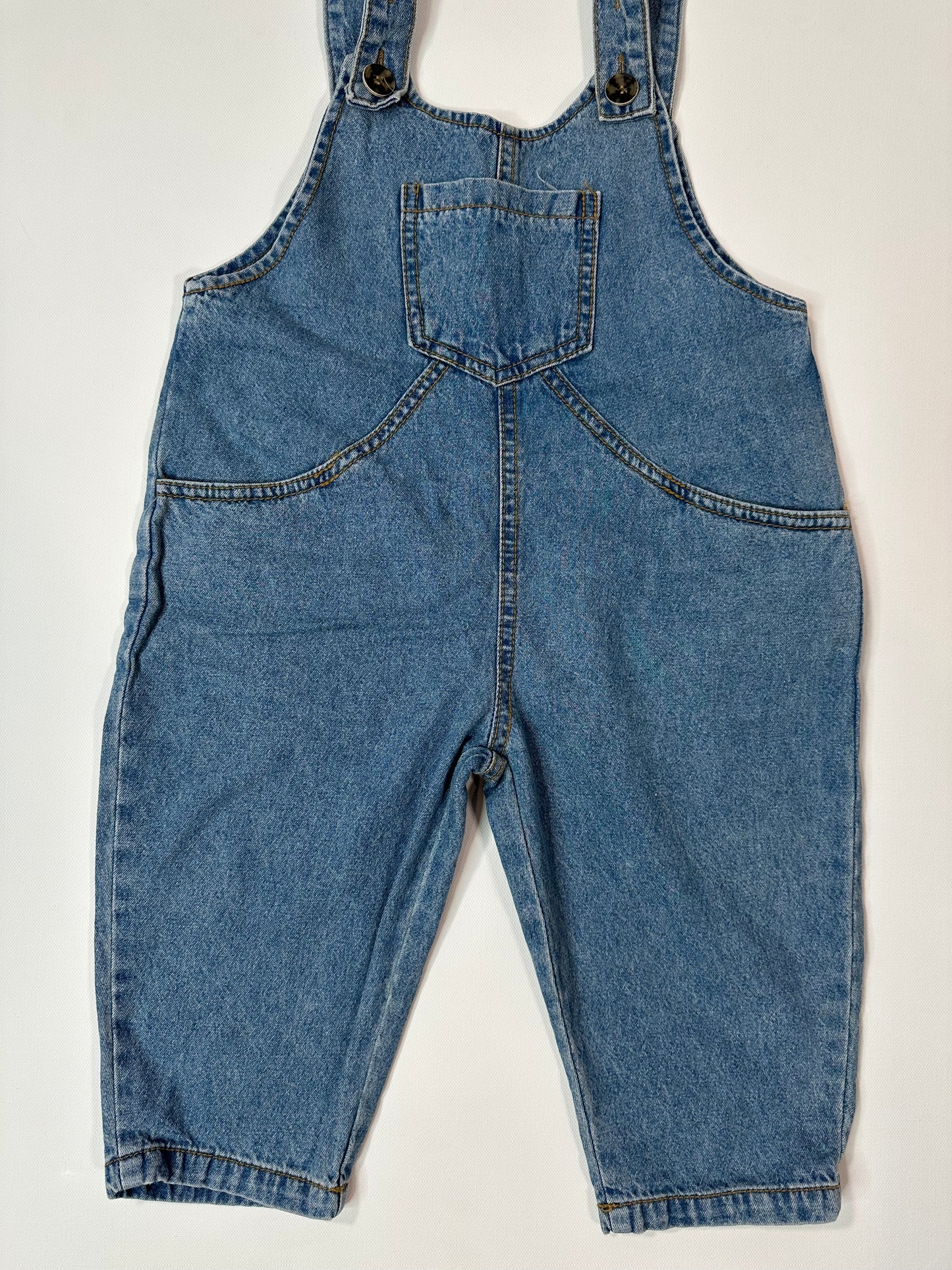 90s Style Unisex Denim Overalls