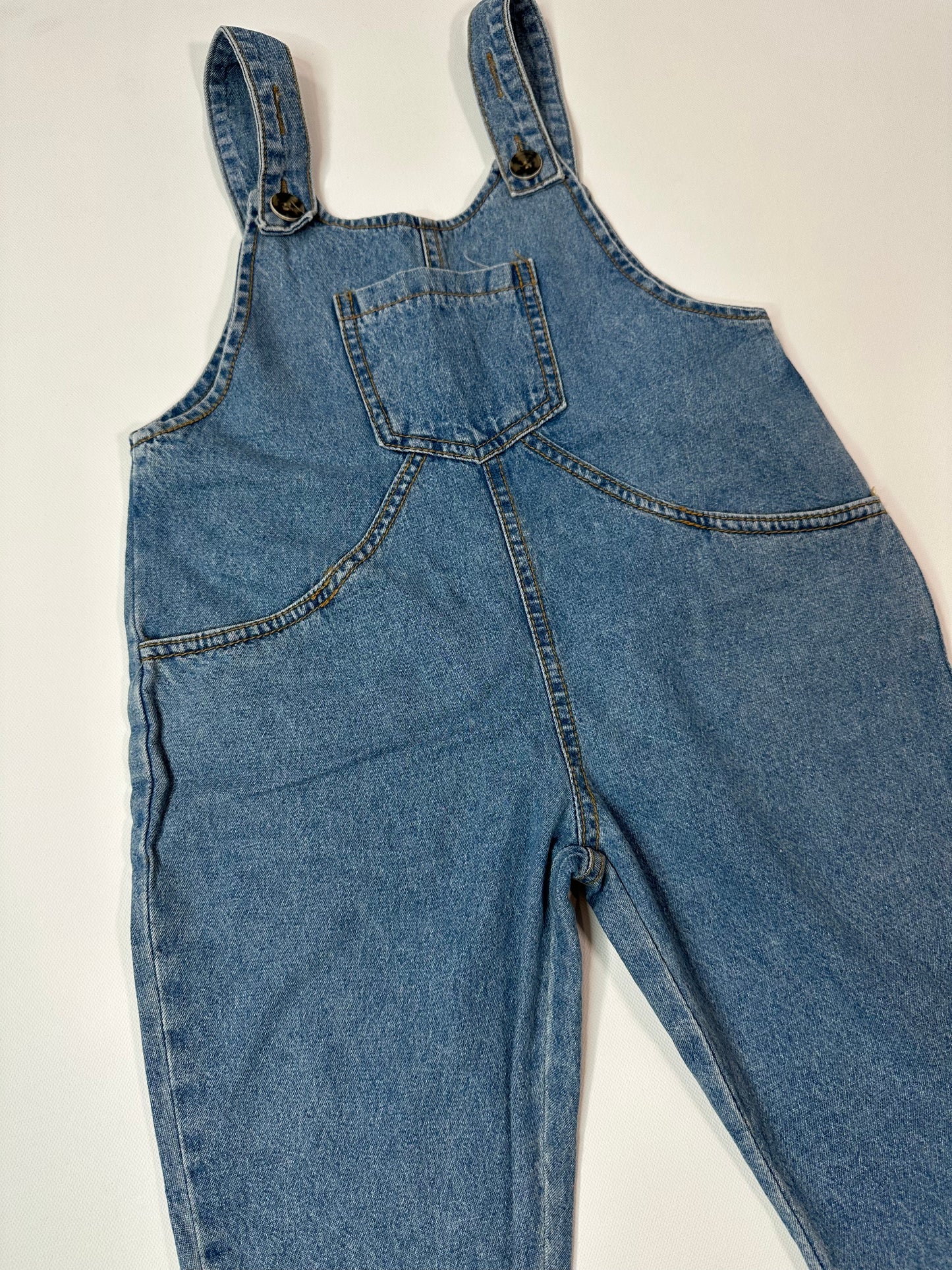 90s Style Unisex Denim Overalls