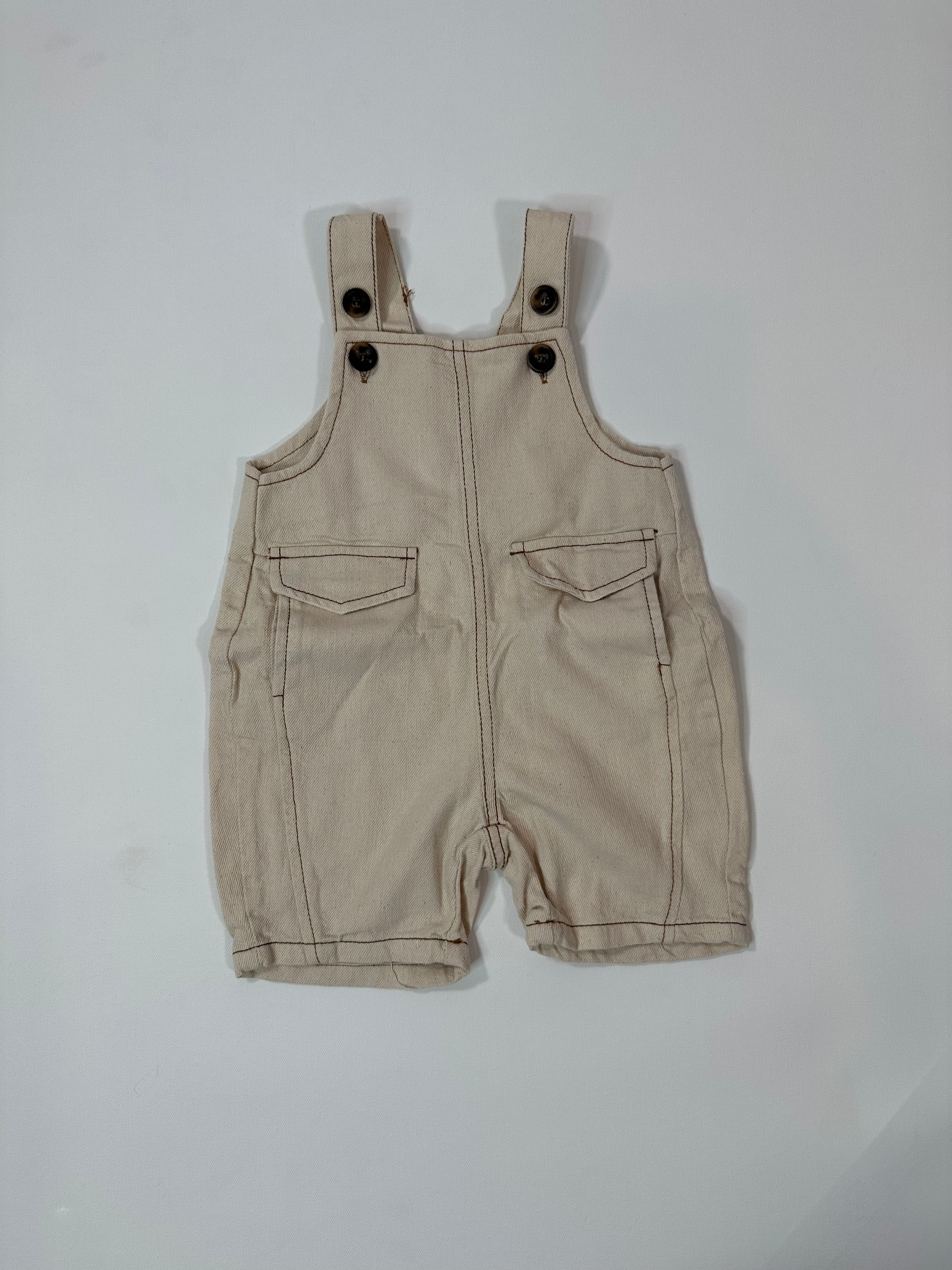 Denim Short Overalls