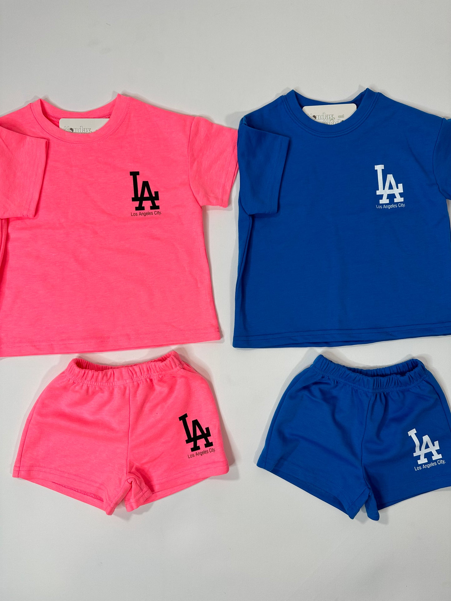 LA Los Angeles Tee and Shorts Set