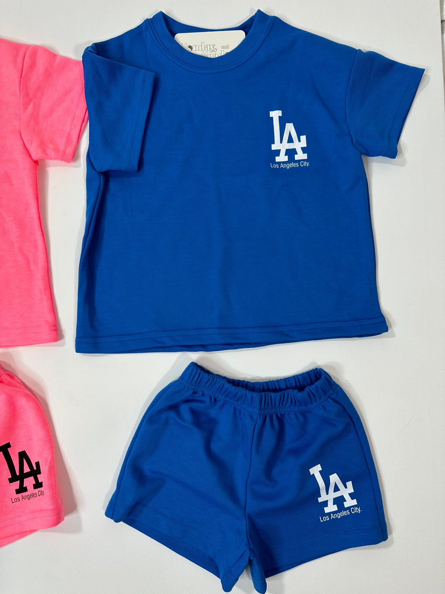 LA Los Angeles Tee and Shorts Set