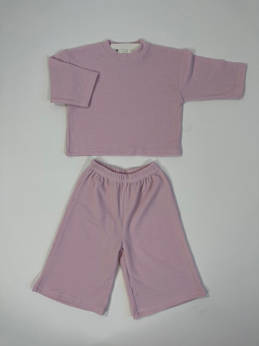 Relaxed Everyday Top and Wide Leg Pants Set