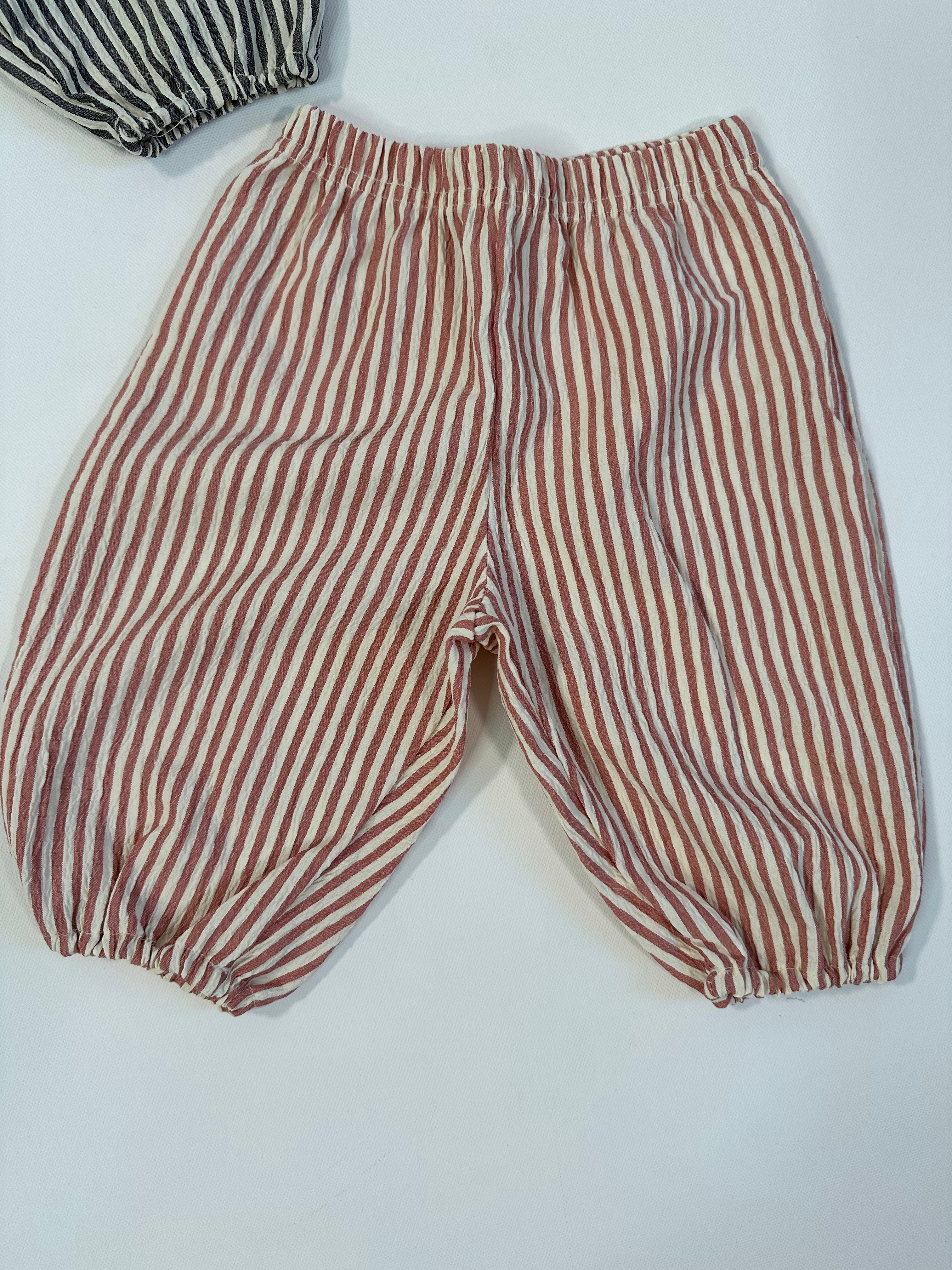 Striped Lightweight Linen Pants *runs small