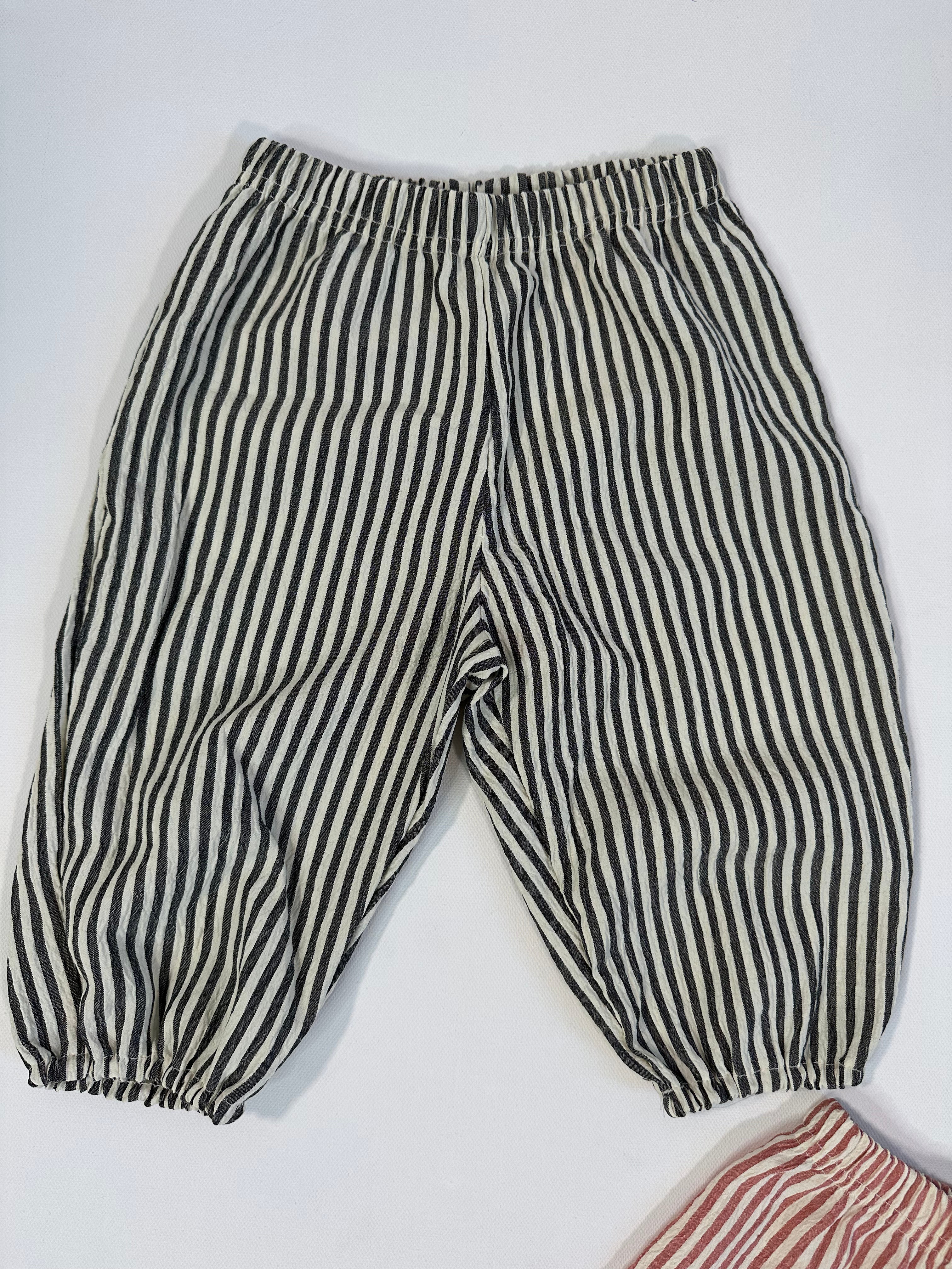 Striped Lightweight Linen Pants *runs small