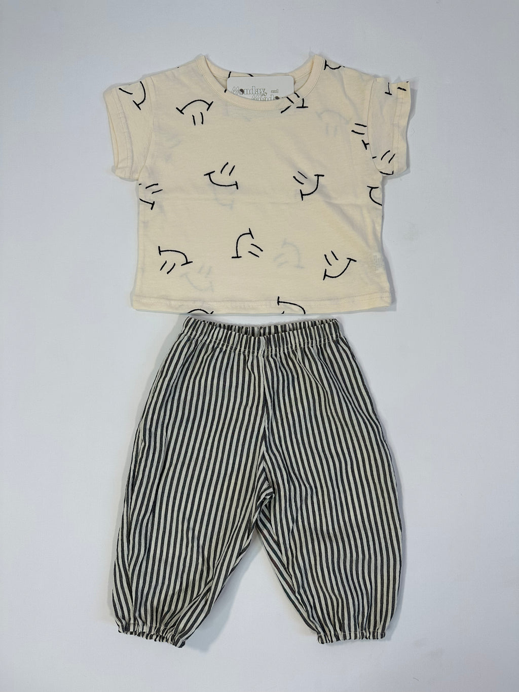 Striped Lightweight Linen Pants *runs small