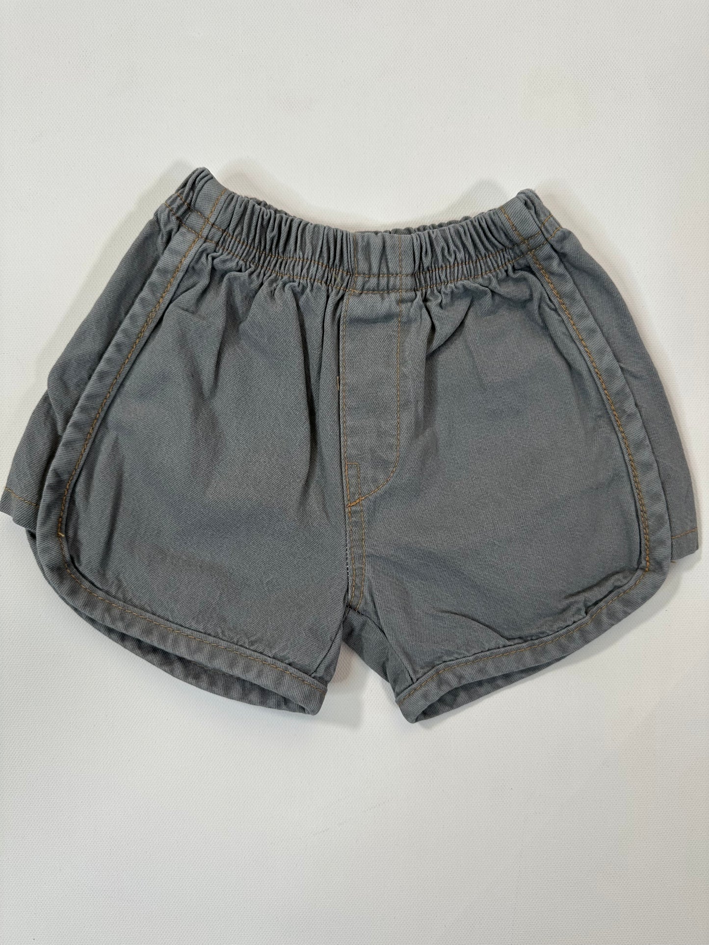 Denim Track Shorts