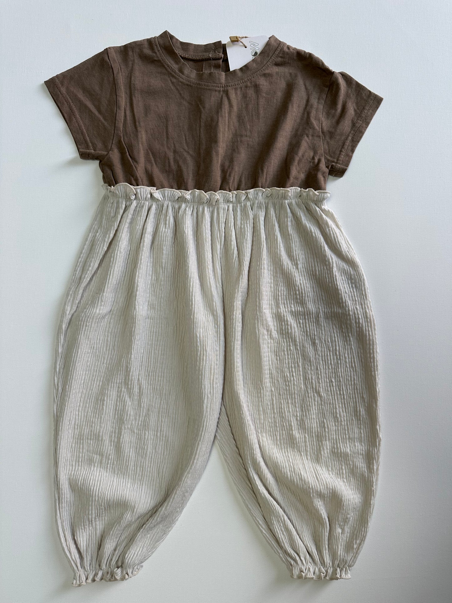 Two Tone Girls Jumpsuit