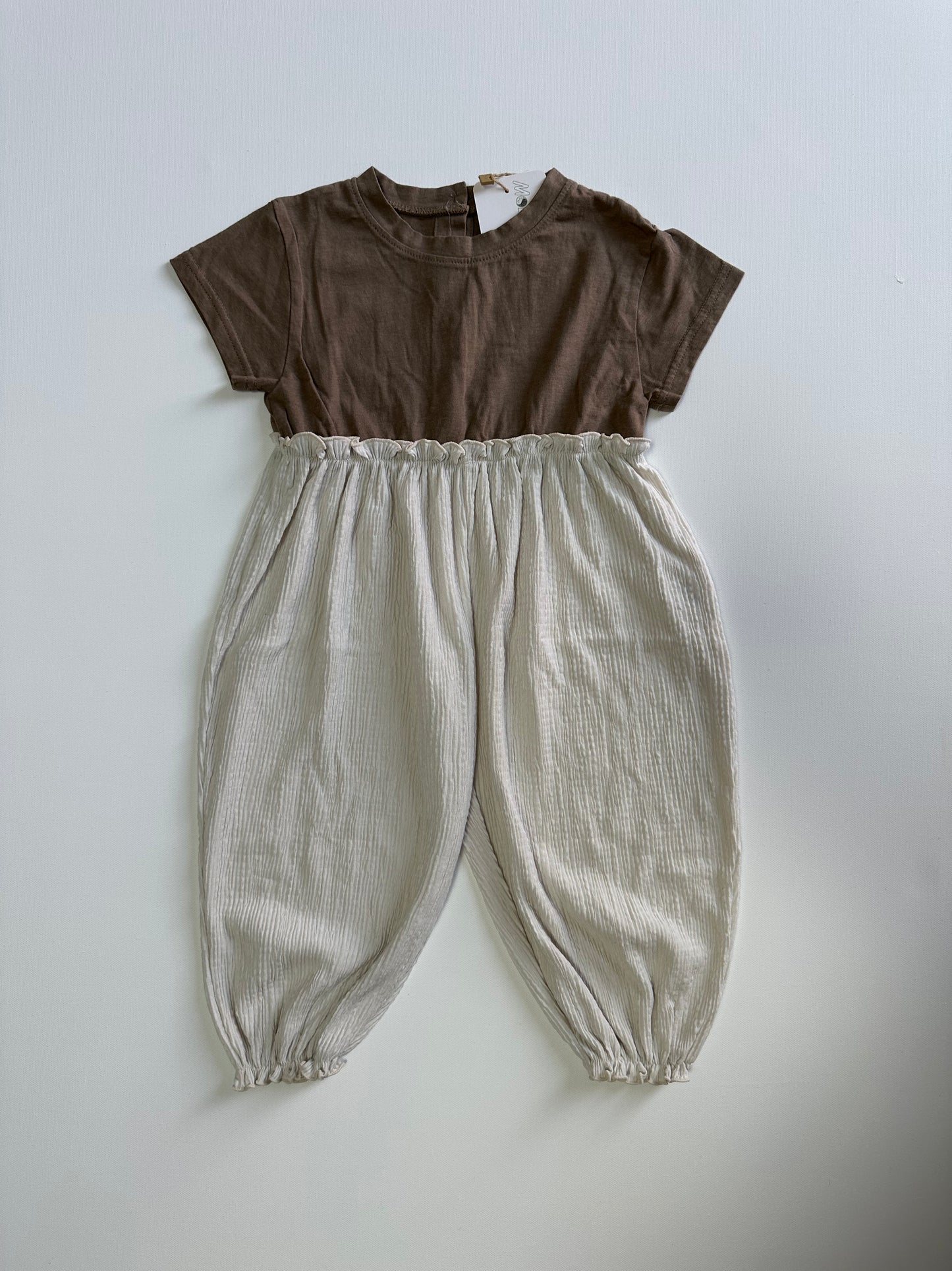 Two Tone Girls Jumpsuit