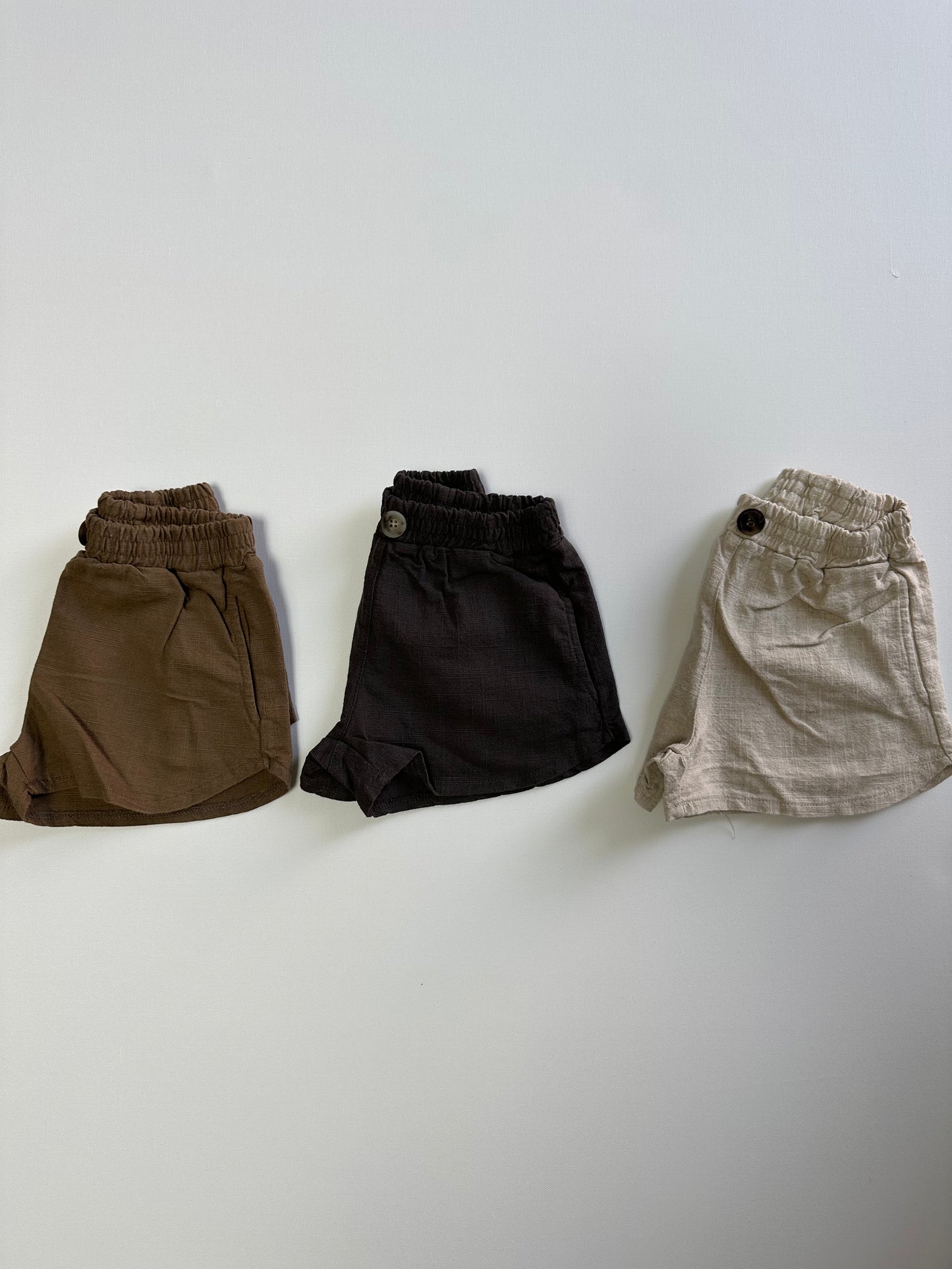 Linen Track Shorts (Unisex)