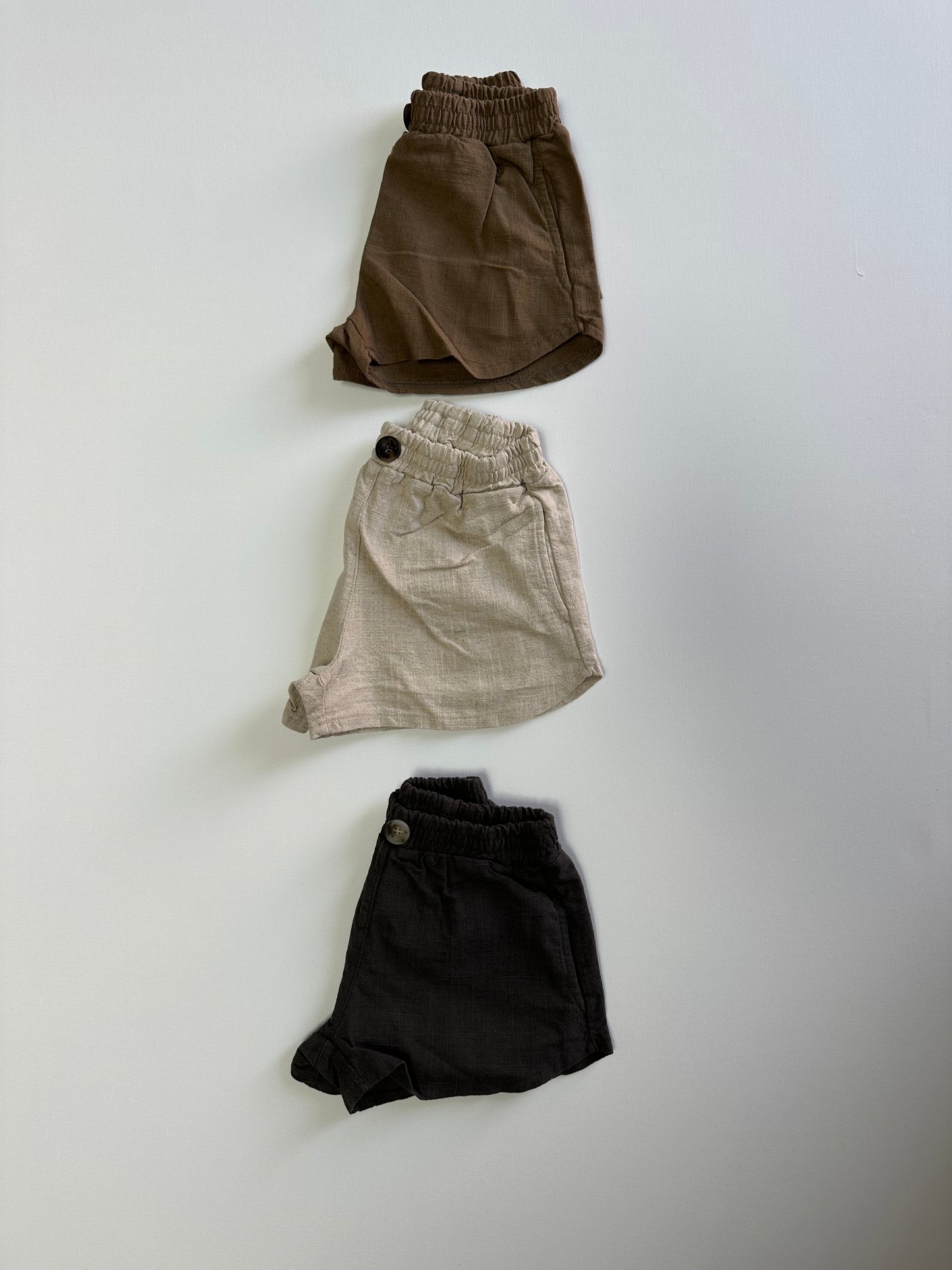 Linen Track Shorts (Unisex)