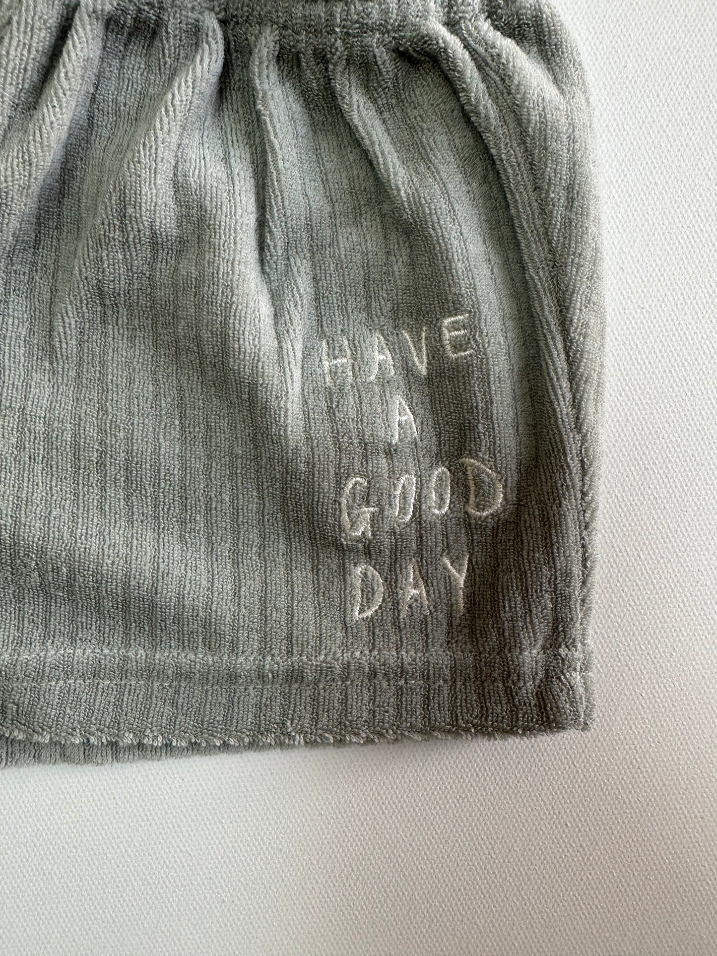 Have a Good Day Terry Shorts (Unisex)