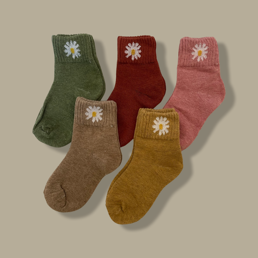 Daisy Ankle Socks (5 Pairs)