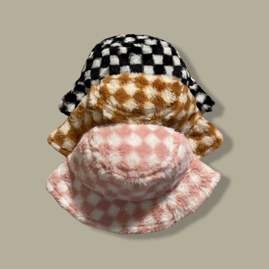 Checkered Bucket Hat