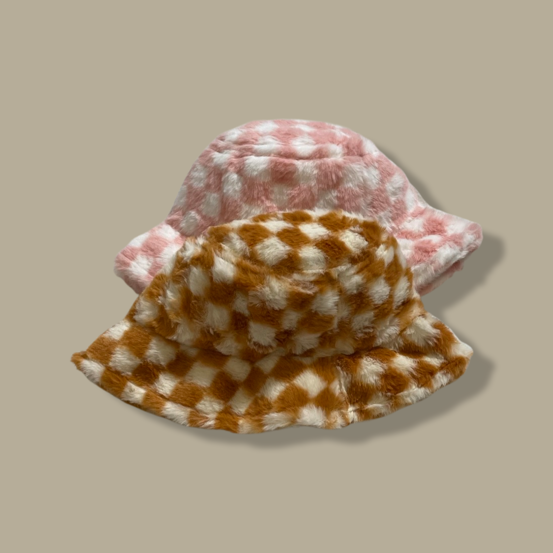 Checkered Bucket Hat