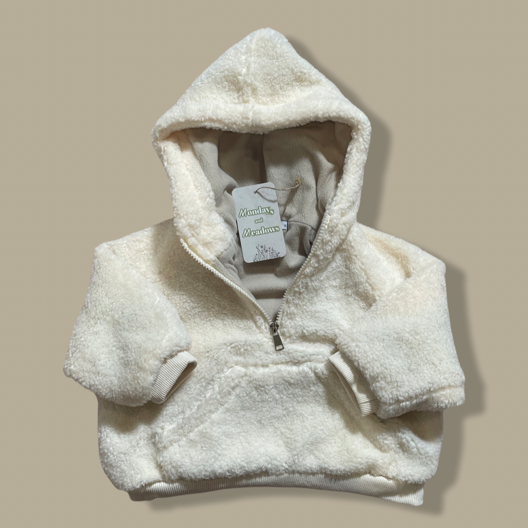 Teddy Sherpa Half Zip Pullover